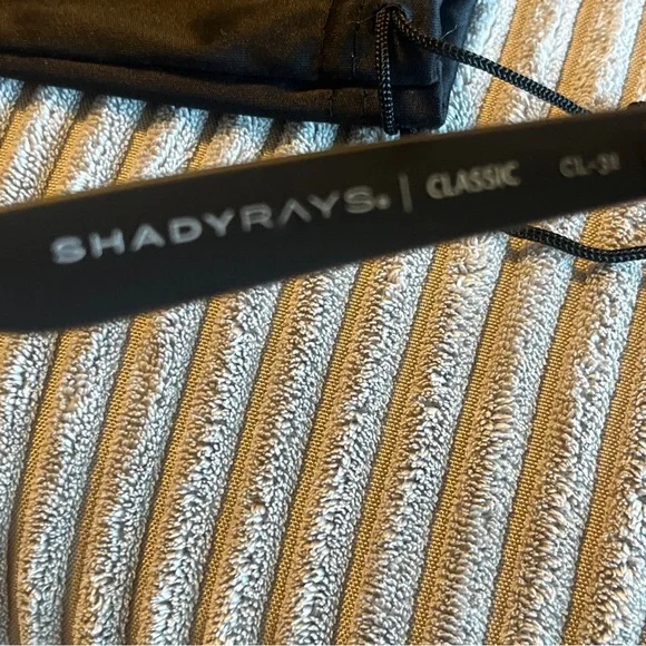 Shady Rays Classic Timber Black Emerald Polarized Square Sunglasses CL-31 - Picture 6 of 8